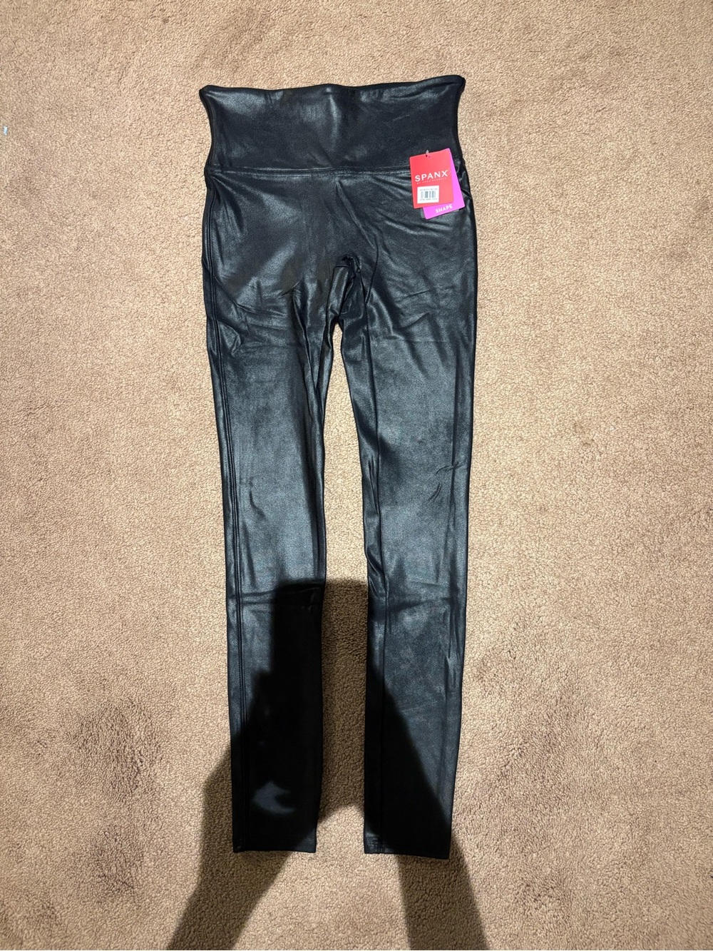 NWT spanx leggings faux leather style size small